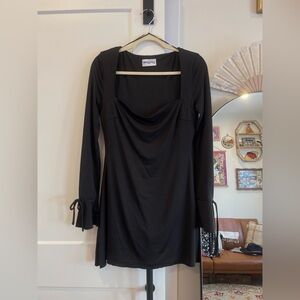 Princess Polly Black Long Sleeve Dress